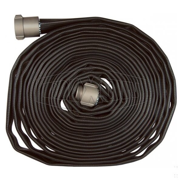 Washdown Hose, 1-1/2 in, FNST x MNST, 100 ft L, 200 psi, Nitrile Rubber, Domestic